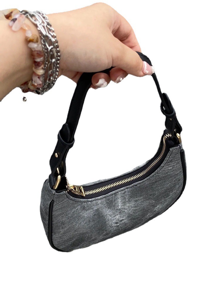 designer 2025 New Niche Crescent Bag Shoulder Bag High-end Underarm Bag Trendy Casual Texture Handbag Crossbody Bag for Women