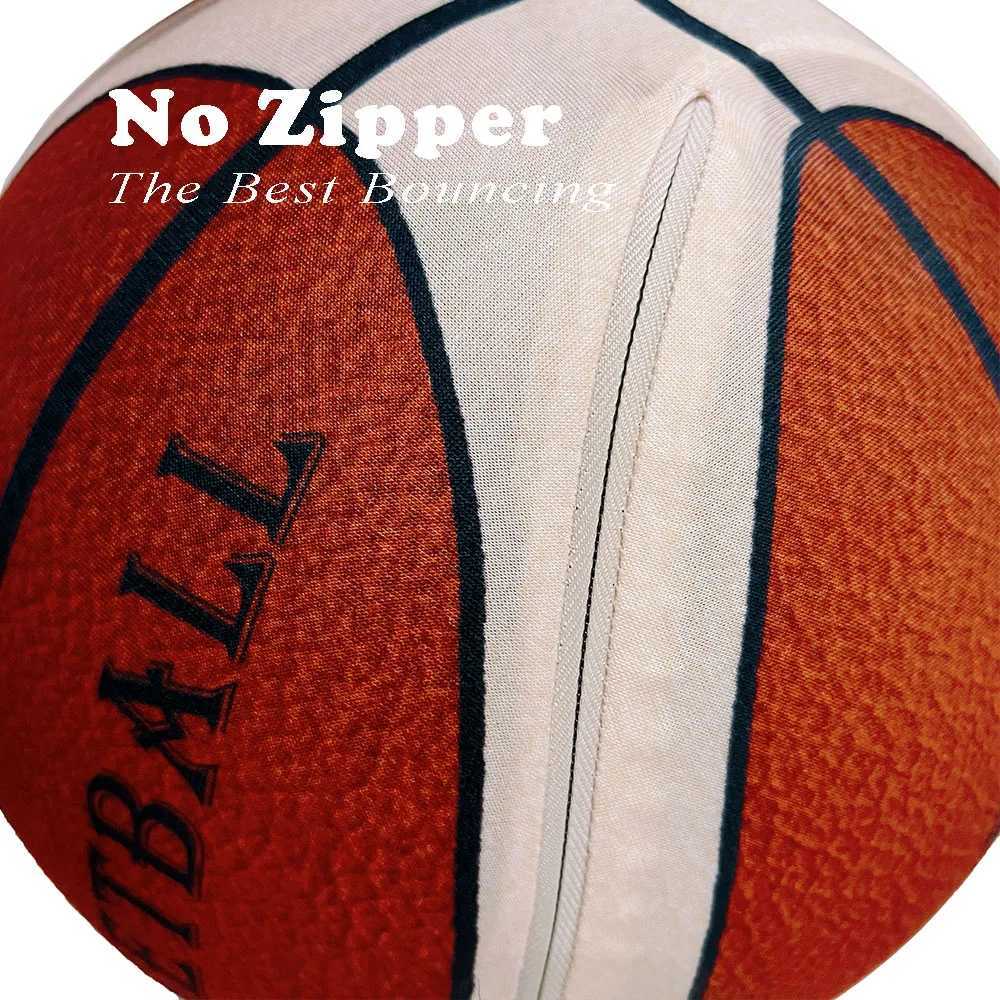 Silent Basketball Cover Ball Men Size 7#(29.6in) Women Size 6#(28.9in) Mute Bouncing Souldless Foam Ball Quietly Dribble TrainXJ250606