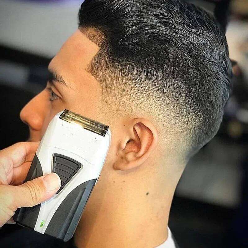 Ts-2 Rechargeable For Men Wet & Dry Shaver Face Beard Shaving Hine Bald Head Electric Razor With Extra Mesh