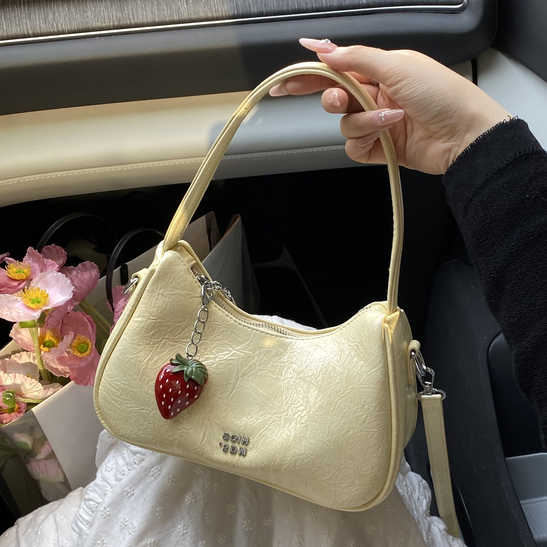 designer Korean Style Trendy Underarm Dumpling Bag for Women 2025 New Fashion Simple Shoulder Bag Niche High-Quality Texture Crossbody Bag