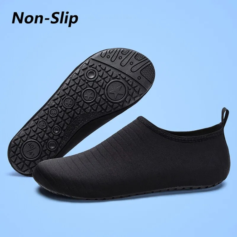 Feslishoet Men Beach Barefoot Aqua Socks Sneakers Women Water Shoes Gym Sports Surfing Diving Swimming Snorkeling Yoga Shoes 250604