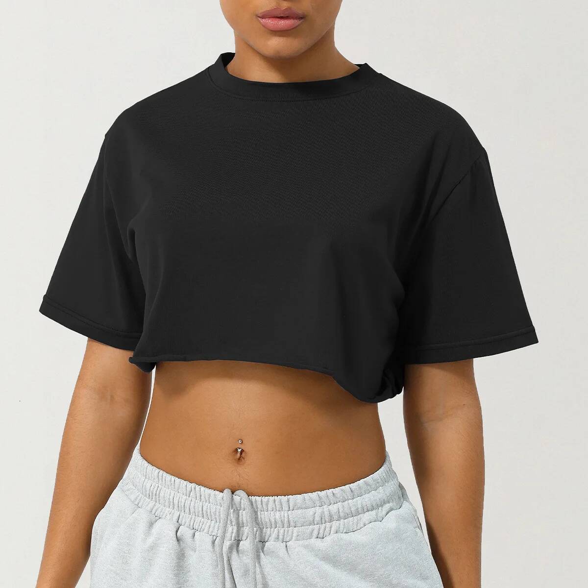 Short Sleeve Yoga T-Shirt Women Summer Solid Color Gym Crop Top Breathable Quick Dry Running Blouse Female Workout Clothes