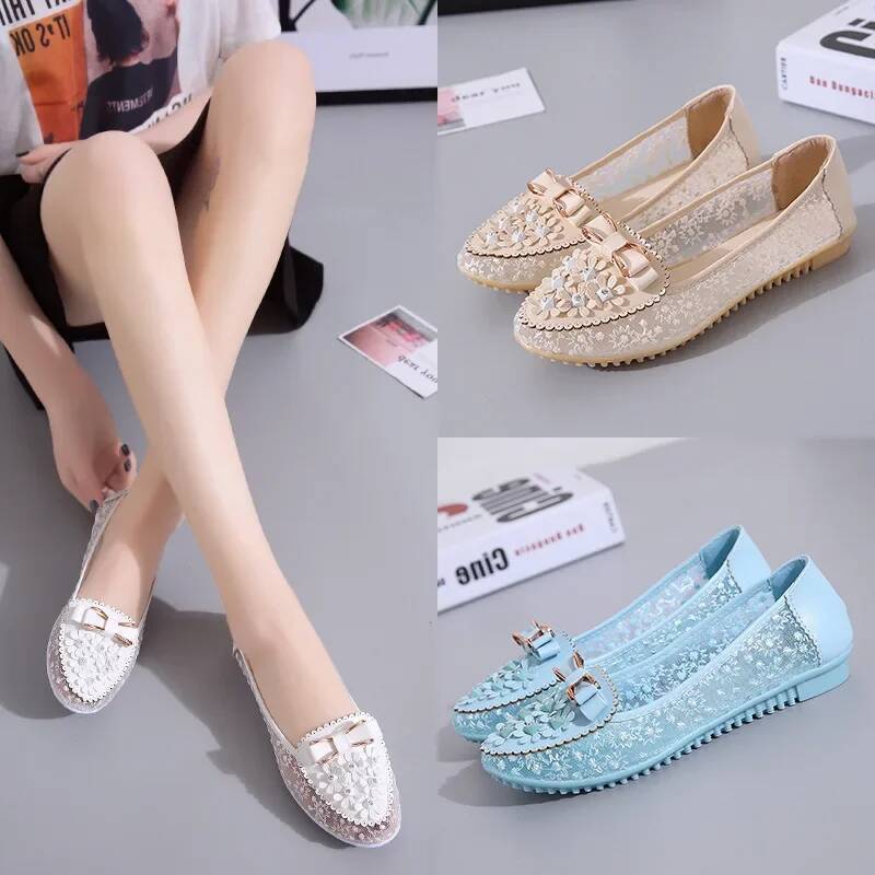 ddmyoutdoor Women S Leather Soft Sole Summer Single Shoes Slip On Shallow Mouth Sandals Elegant Office White Female Footwear Outdoor Outdoor Shoes
