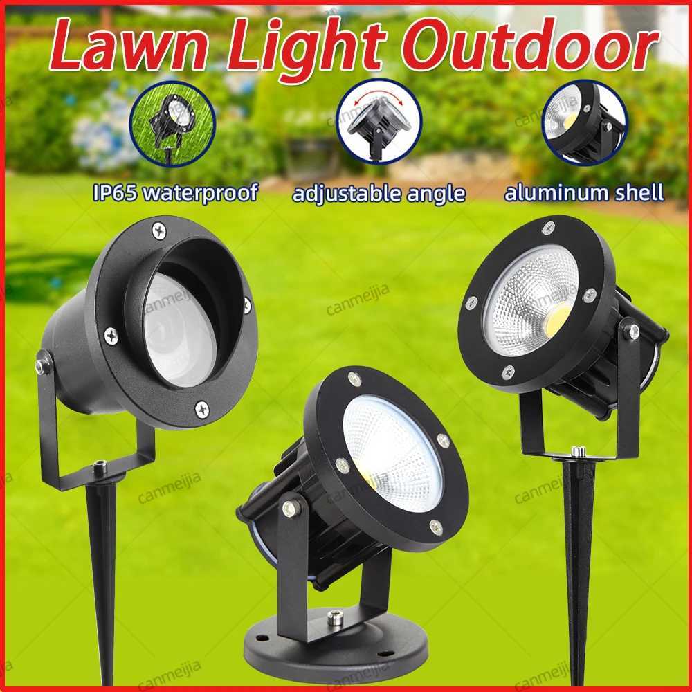 Outdoor LED Lawn Light GU10 Replaceable Bulb 85-265V Pathway Lamp Waterproof Garden Patio Lamp Landscape Spotlight Walkway Yard W250607