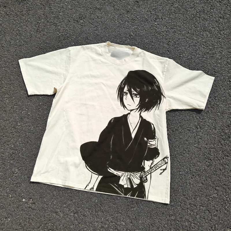 2025 Death BLEACH Deadwood Lucia Heavy Short Sleeve High Quality Luxury Brand Selling Popular Style Ins Y2k W250607