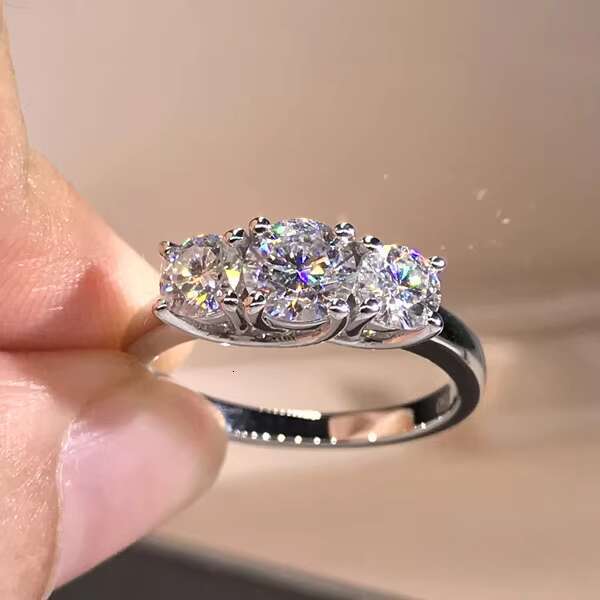 Roomy 10K 14K Gold Rings 2ct Oval Cut Moissanite Diamond Ring Engagement Rings Jewelry