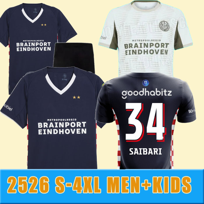 2025 2026 S-4XL DE JONG LANG Soccer Jerseys EinDhoVenS BENITEZ BAKAYOKO 2024 2025 VEERMAN TIL SCHOUTEN Football Shirts PEPI H. LOZANO SAIBARI