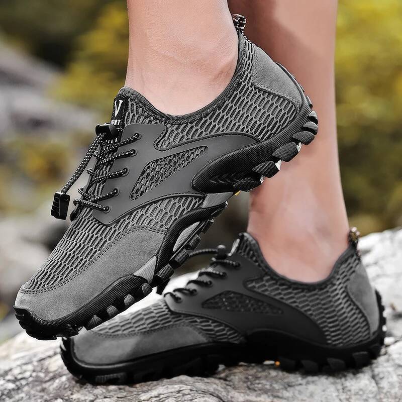 Ddmyoutdoor Mesh Breathable Hiking Outdoor Climbing Platform Anti Slip Summer Men S Casual Sneakers Quick Drying Shoes Outdoor Shoes