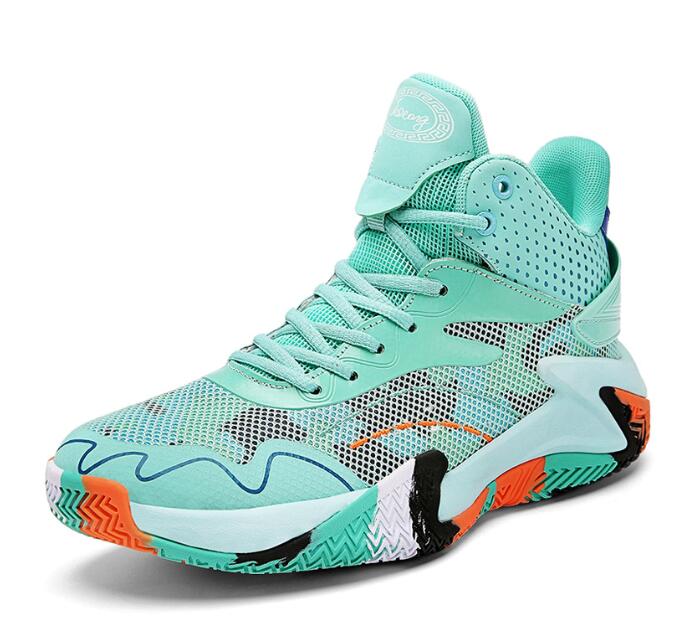 Leisure sports sneaker breathable basketball shoes anti slip and wear-resistant lightweight sports couple's running shoes learning Z 6.6-2