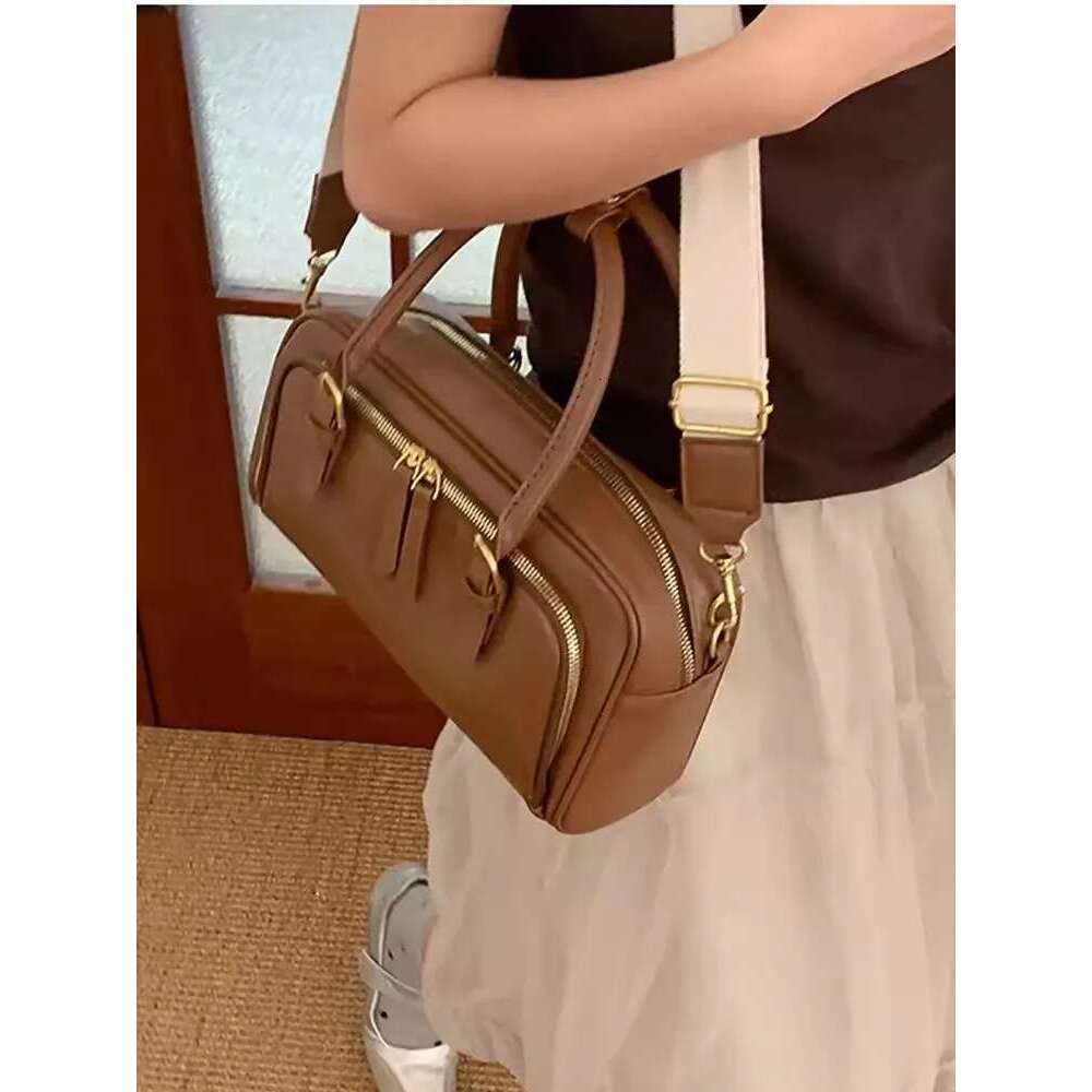 Handbags For Women Wide Shoulder Strap Casual Leather Messenger Crossbody Bag Large Capacity Handbag Women's Bags
