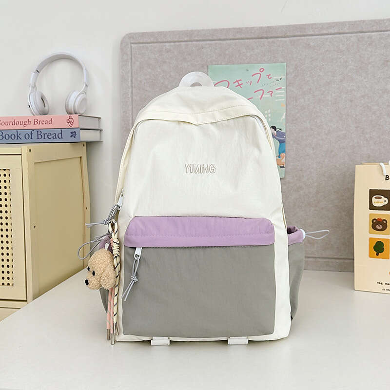 2025 New Simple Korean Large Capacity College Style Casual Student Travel Backpack