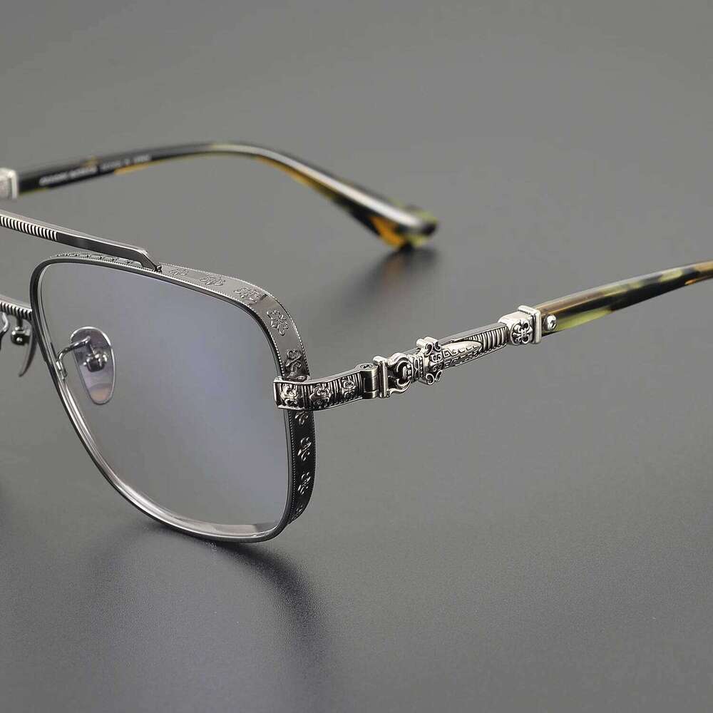 Men Retro Prescription Glasses Gold Pilot Classic Fashion Computer Blue Block Optical Spectacle Eyeglass Reading Eye Frame