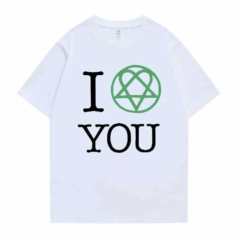 I Love You Opium Graphic T-shirt Rapper Playboi Carti Print T-shirts Men Women Hip Hop Loose Tees Mens Casual Vintage T Shirt W250607