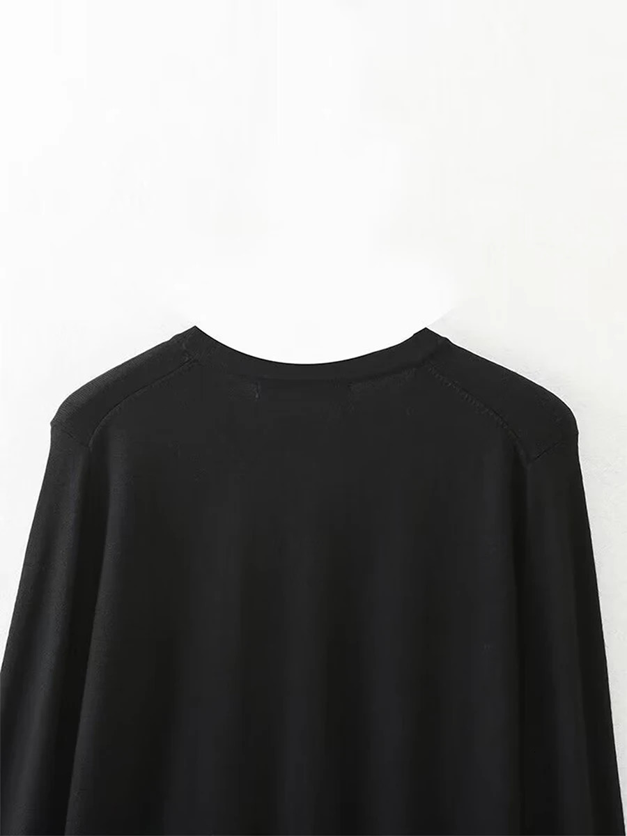 Women s VNeck Button Up Cardigan Sweater with Pockets Cozy Knitwear Long Sleeve Casual Fall Winter Tops Streetwear Fashion 250530