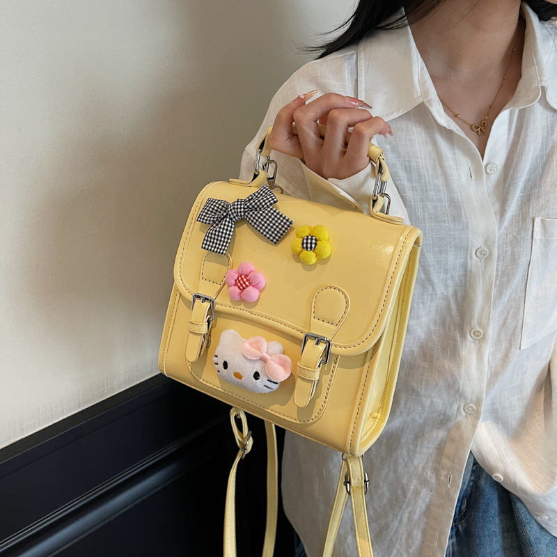 designer bag Niche Backpack for Women, Fashionable Korean Version 2025 New Cute Casual School Bag, Lightweight Travel Small Backpack