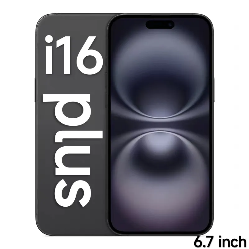 Unlocked i16 Plus Android Smartphone - 6.7 Inch Display Cell phone Up to 1TB Storage