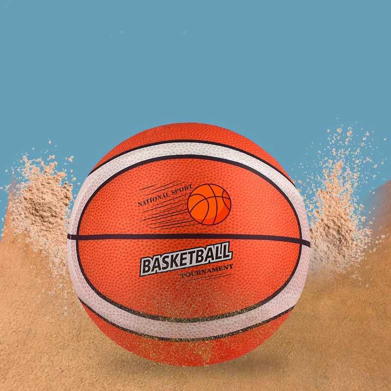 Cloth Wrapped Package Bouncing Mute Silent Basketball Squeezable Mute Bouncing Basketball Indoor Silent Ball Foam Basketball XJ250606
