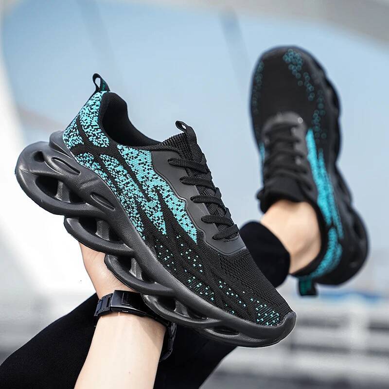 Ddmyoutdoor Men S Mesh Breathable Casual Sneaker Platform Anti Slip Shock Absorbing Lightweight Soft Sole Fashion Running Shoes Outdoor Shoes