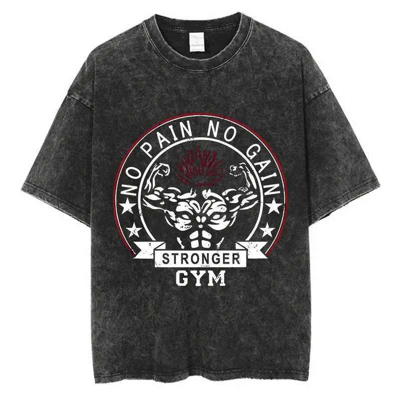 Anime Baki Haman T-shirts Harajuku Vintage 100% Cotton 2024 New Washed T Shirt For Men Hip Hop Streetwear Oversize T-shirt X2506131