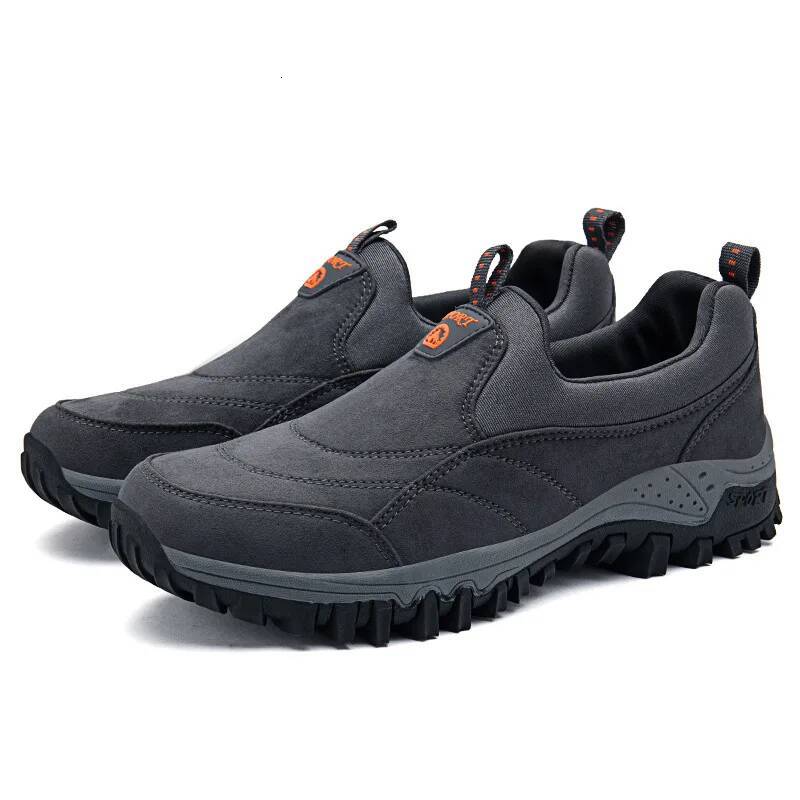 Ddmyoutdoor Mens Sneakers Men Loafers Outdoor Athletic Faux Suede Non Slip Rubber Male Walking Shoes Soft Mans Footwear Big Size Outdoor Shoes