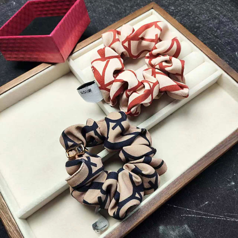 Girls letters triangle lattice pony tails holder hairpins Womens hairband hair band accessories letters designers Hair clips hair bands