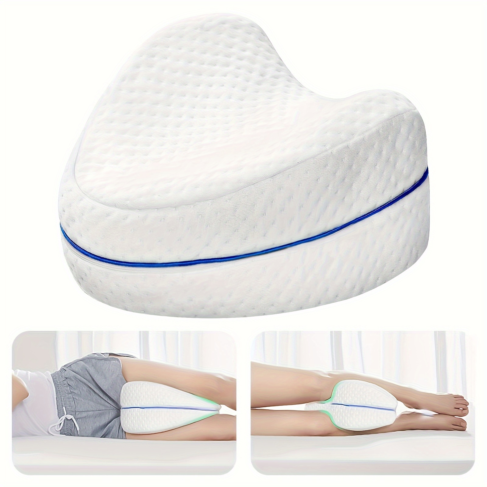 Traveling with memory cotton leg pillow heart-shaped temperature slow return clip pillow pregnant women shaping leg pillow knee support pillow.