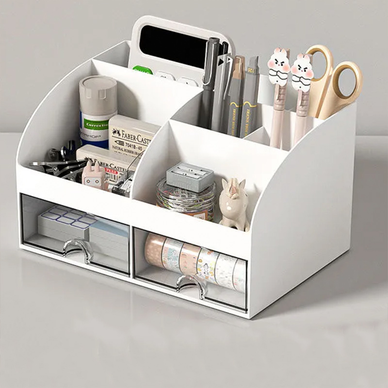 versatile multifunctional cosmetic organizer with clear transparent design