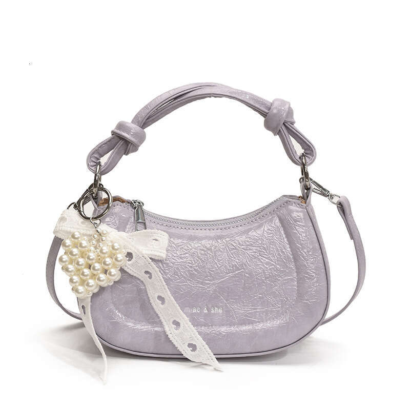 Korean Niche Saddle New Fashion Heart Underarm Versatile Simple Shoulder Crossbody Women's Bag