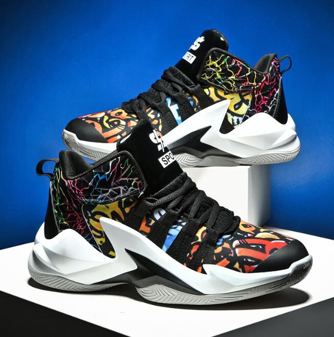 New Mandarin Duck Basketball Sneaker Shoes for Men Low cut Student Sports Blue Ball Shoes Outdoor Cement Floor Boots Women's Breathable Couple Sh