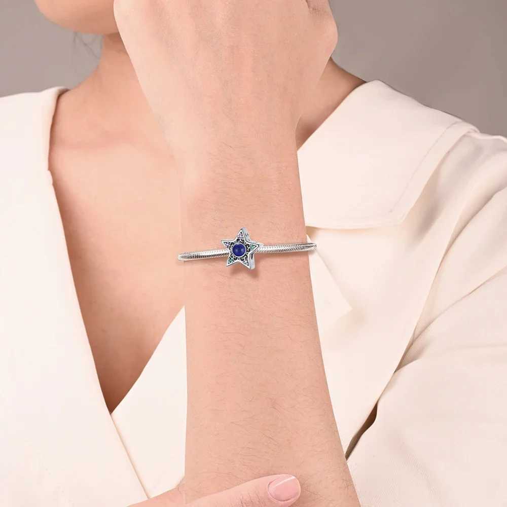 Original 925 Sterling Silver Colorful Heart Full Diamond Round Rose Charms Beads For Necklace DIY Bracelet Present Jewelry XJ250607