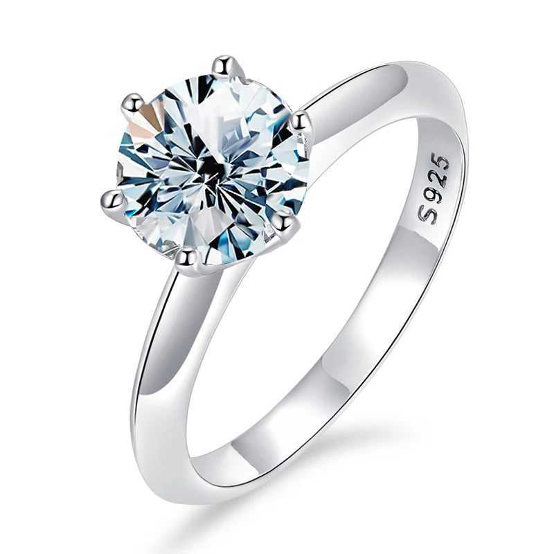 GRA Certified 1-5CT Moissanite Ring VVS1 Lab Diamond Solitaire Ring for Women Engagement Promise Wedding Band High Quality Fine XJ250606