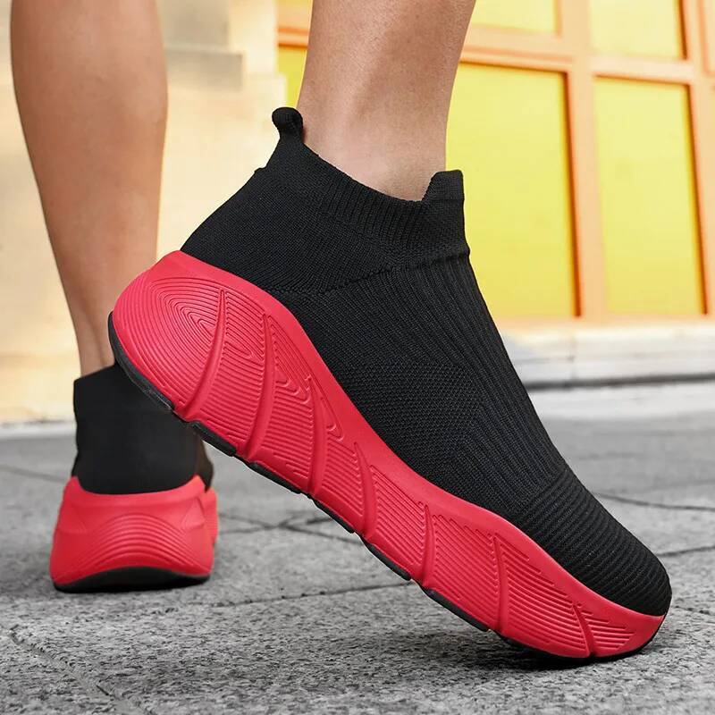 Ddmyoutdoor Classic Original Black Blue Men S Platform Breathable Running Sneakers Unisex Big Size Summer Socks Shoes Trainers Outdoor Shoes