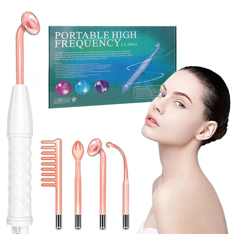 Electrode Tube Beauty Machine Ozone High Frequency Wand For Hair Eye Massage High Frequency Wand Care Tool 250603