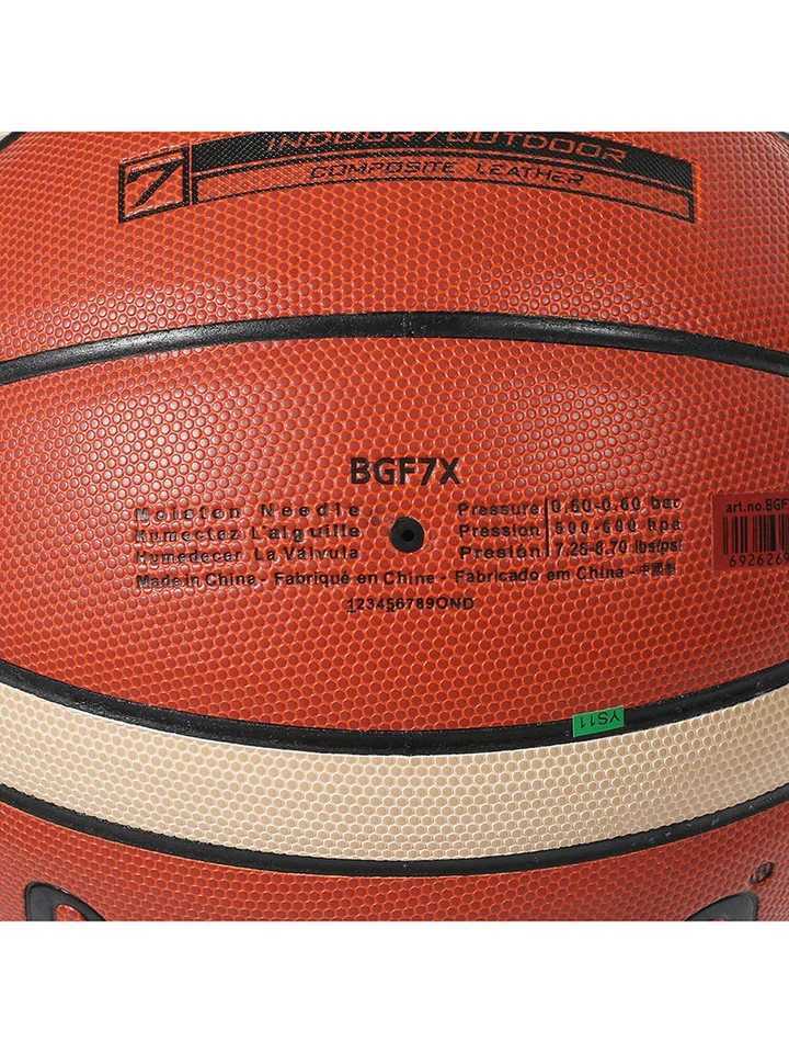 Molten Size 7 Basketball GF7X PU Outdoor Indoor Balls Women Youth Man Match Training BasketallXJ250606