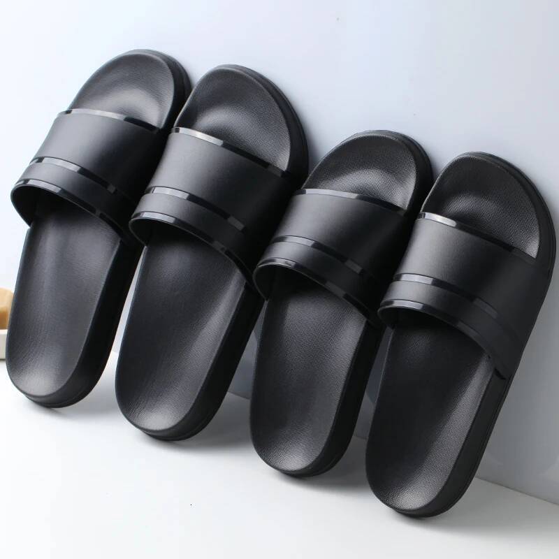 Ddmyoutdoor Summer Men And Women Sandals Flip Flops Man Solid Color Simple Non Slip Soft Sole Unisex Shower Slippers Couple Shoes Beach outdoor shoes