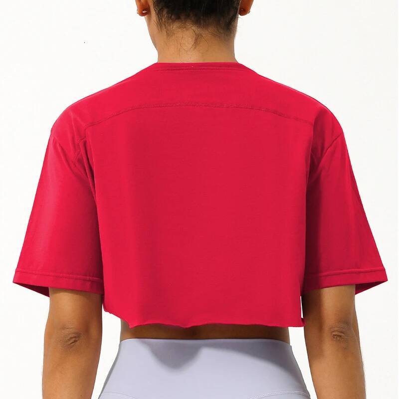 Short Sleeve Yoga T-Shirt Women Summer Solid Color Gym Crop Top Breathable Quick Dry Running Blouse Female Workout Clothes