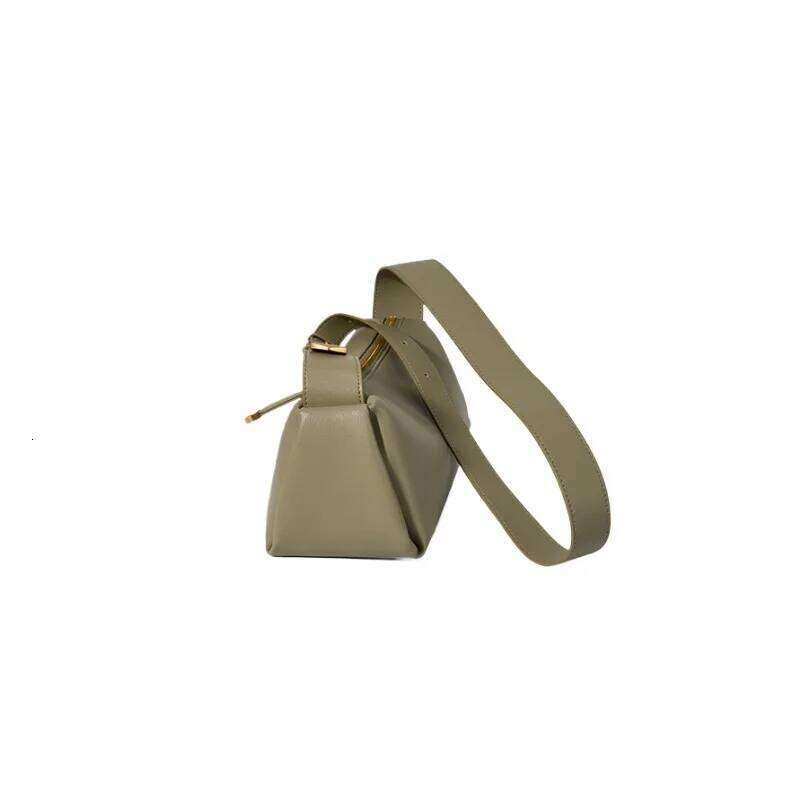 Cowhide 2025 New Crossbody Women Premium Feeling Baguette Armpit Bag Summer Soft Leather Women's Bags