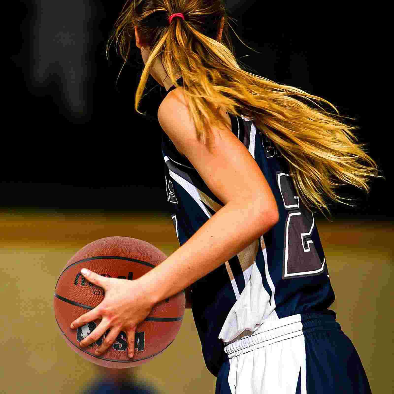 1PC Standard Basketball Ball Durable Rubber Basketball for Teens Outdoor Training Games XJ250606