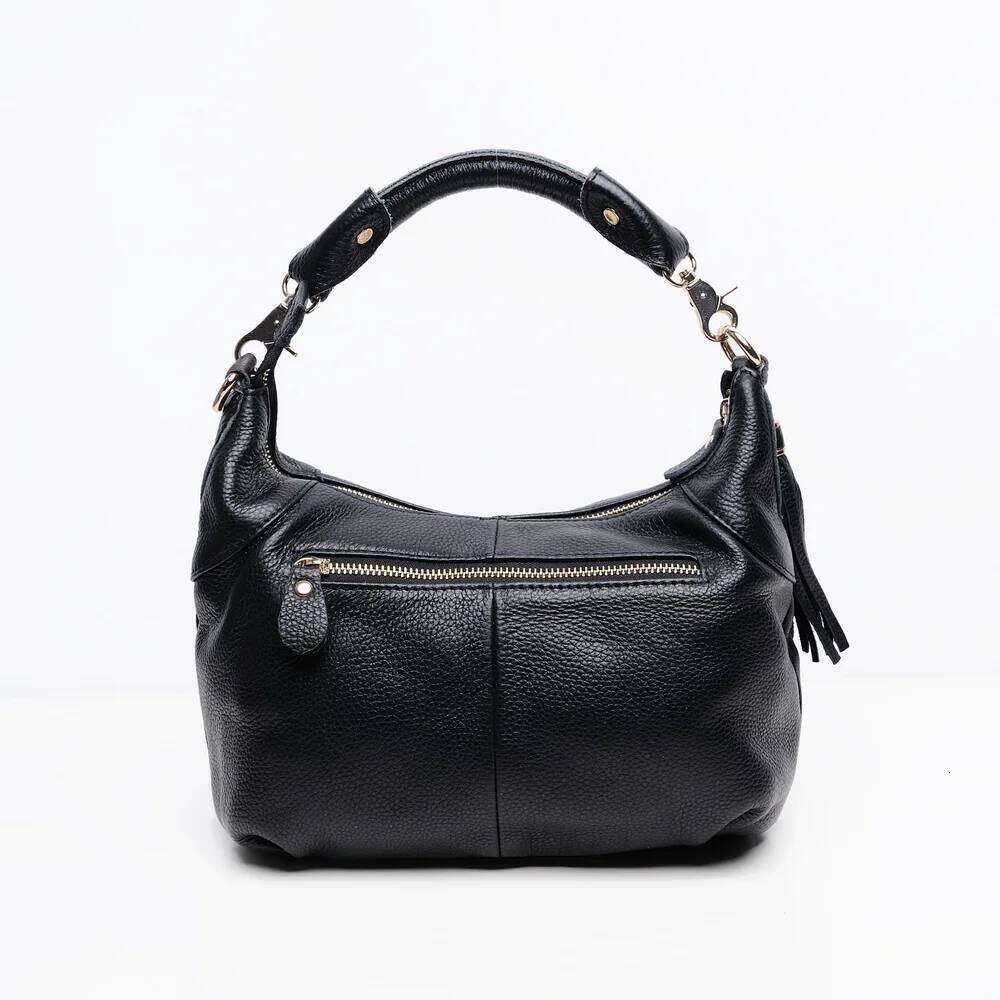 Candy Color Fashion Women Bags 100%Genuine Leather Women's Shoulder Handbag Hobos Casual Purse Satchel Cowhide Ladies Soft Bag 2025/06/07