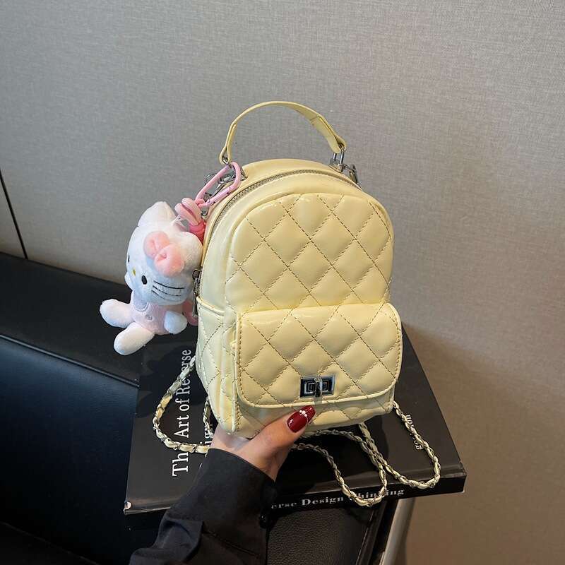 Mini Quilted Embroidered Handbag for Women 2025 Summer Fashion Versatile Chain Stylish Travel Shoulder Crossbody Bag
