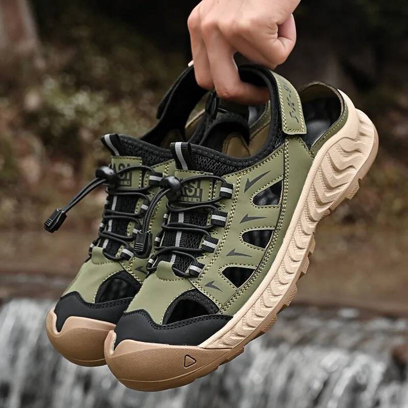 Ddmyoutdoor Non Slip Beach Classic Summer Man Hiking Sandals Size Outdoor Sports Sandal Men Trekking Shoes Sandalias Hombre outdoor shoes