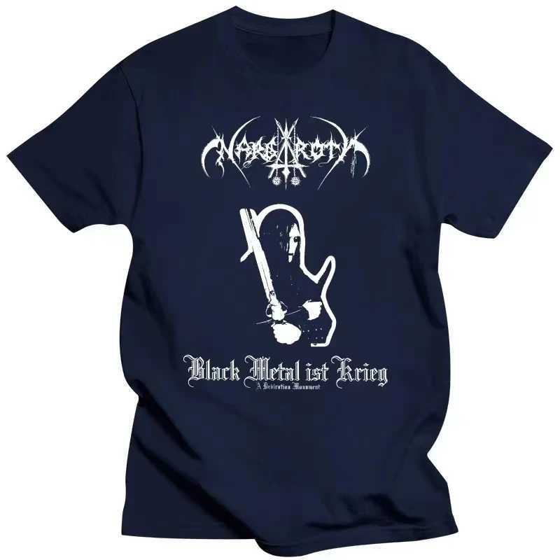 men clothing Nargaroth Band Black Metal Ist Krieg 200 Album Cover T Shirt 2024 summer tops graphic t shirts oversized harajuku W250607