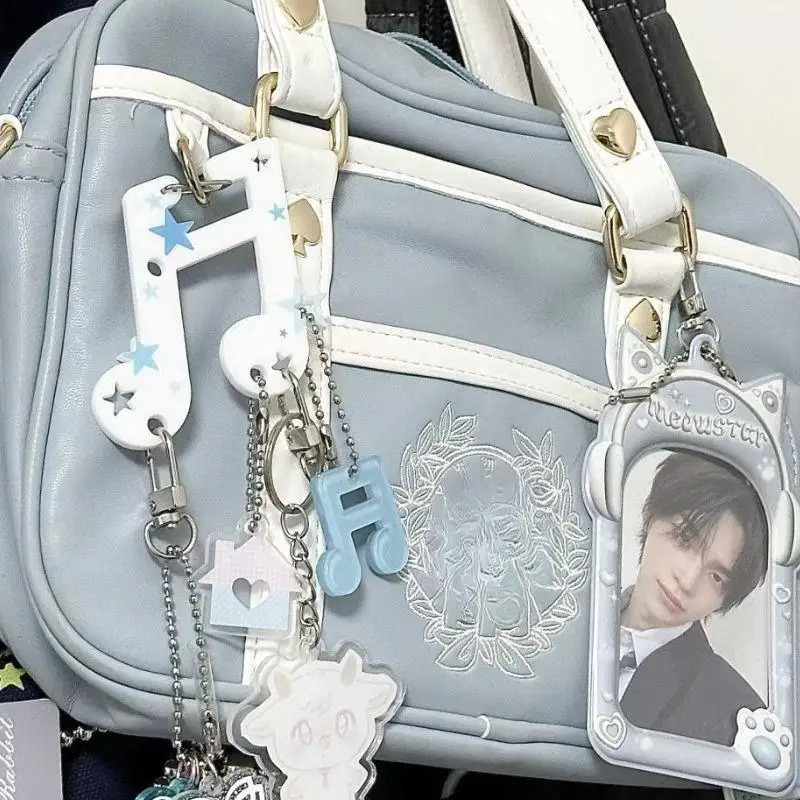 Acrylic Critters Illustration Trinkets Keychain Bag Charm Decoration Carabiner Backpack Pendant Handbook Decoration Gifts 250606