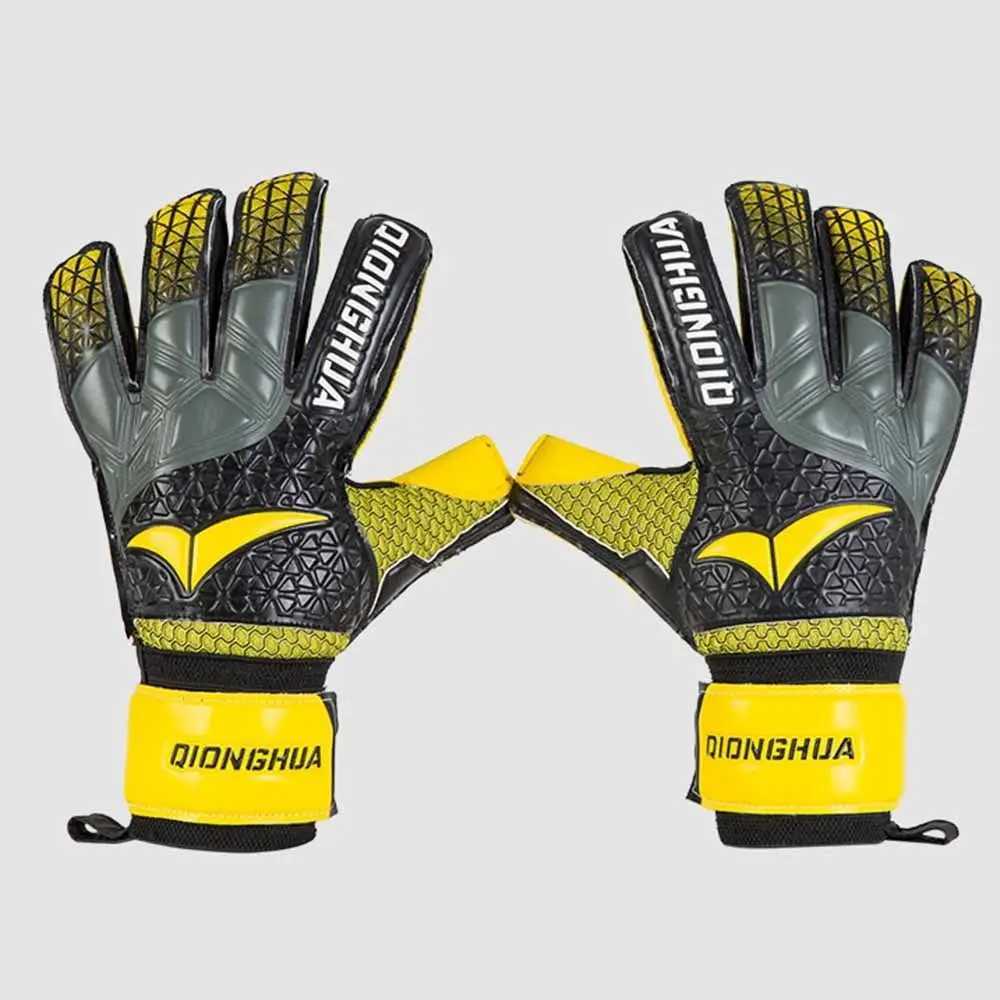 Finger Protection Goalie Gloves Wear-Resistant Non-Slip Soccer Gloves Colorful Handguard Football Goalkeeper Gloves Outdoor XJ250606