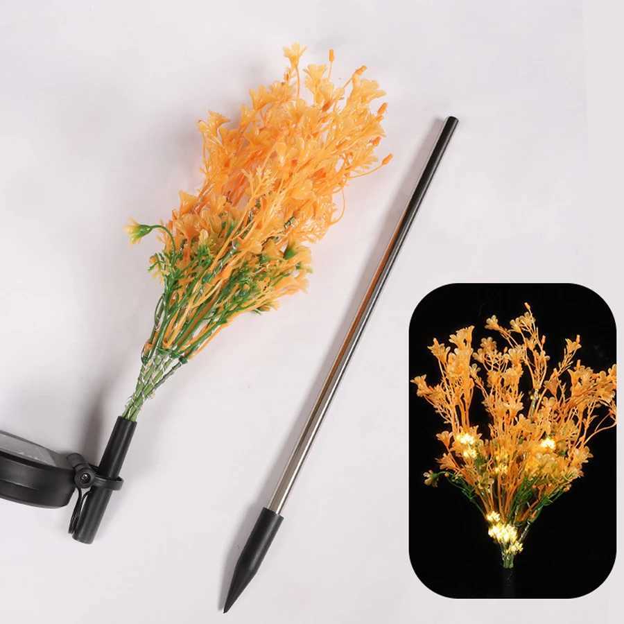 LED Solar Rapeseed Flower Outdoor Cross border Garden Light Solar Lawn Plug-in LightXJ250606