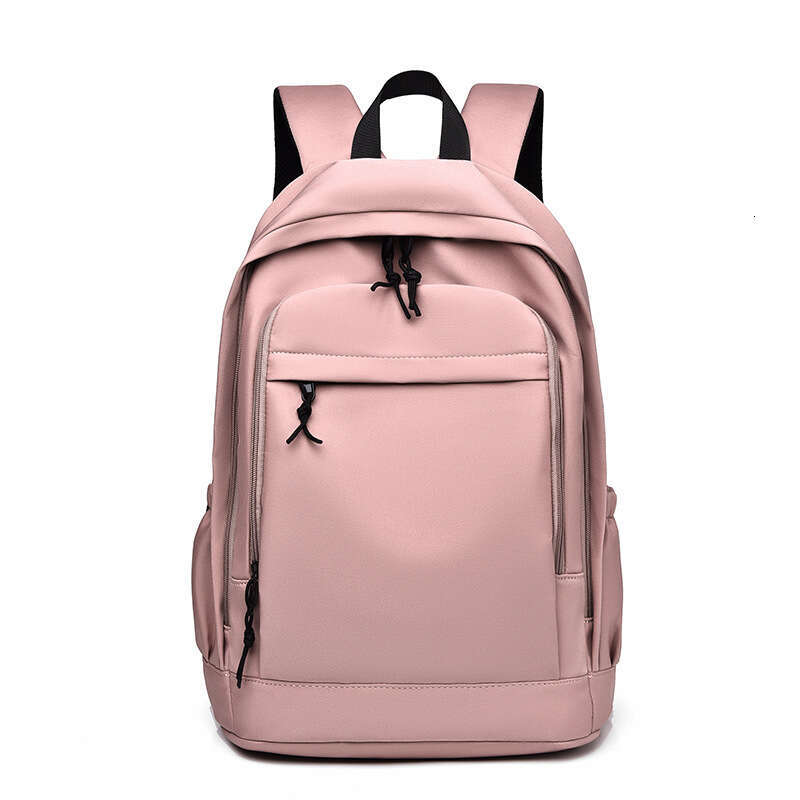 Trendy Unisex Large Capacity Multi-color 14inch Simple Laptop Bag Couple Casual Korean Style Backpack