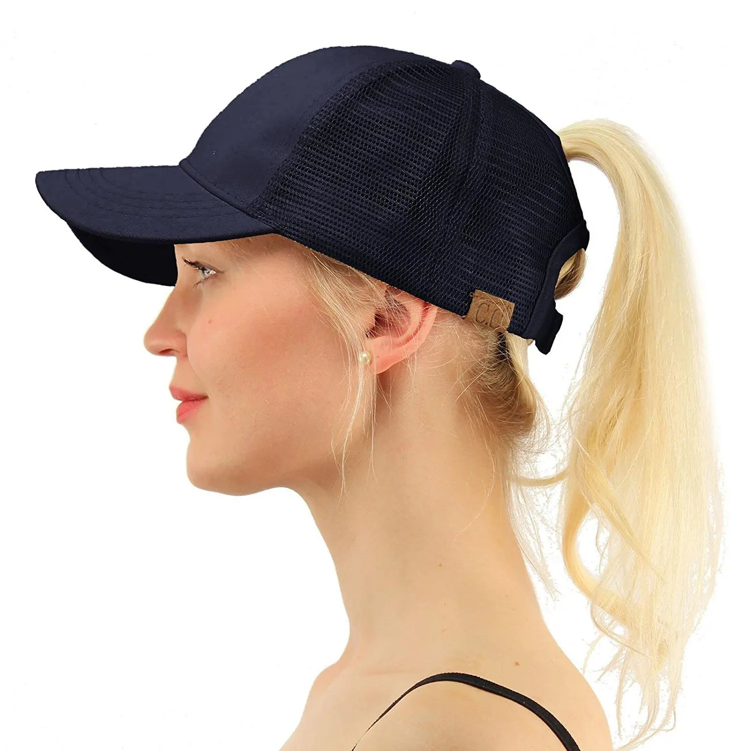 Womens Baseball cap 2025 Ponytail Cap For Summer UV Protection Mesh Caps Breathable Sports Golf Tennis Baseball cap 250605
