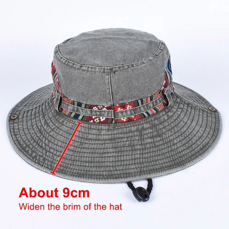 Summer Panama Bucket Hat Men Women 2025 Embroidered Bob Cap Outdoor Wide Brim Beach Sun Hat Vintage Fisherman Hats Visor Cap 250605