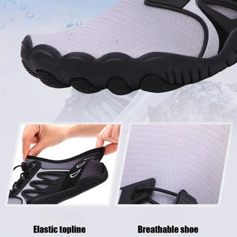 Men Wading Shoes Quick Dry Boating Water Boots Women Fishing Surfing Swim Sneakers Couple Barefoot Aqua Shoes Male Beach Sandals 250605