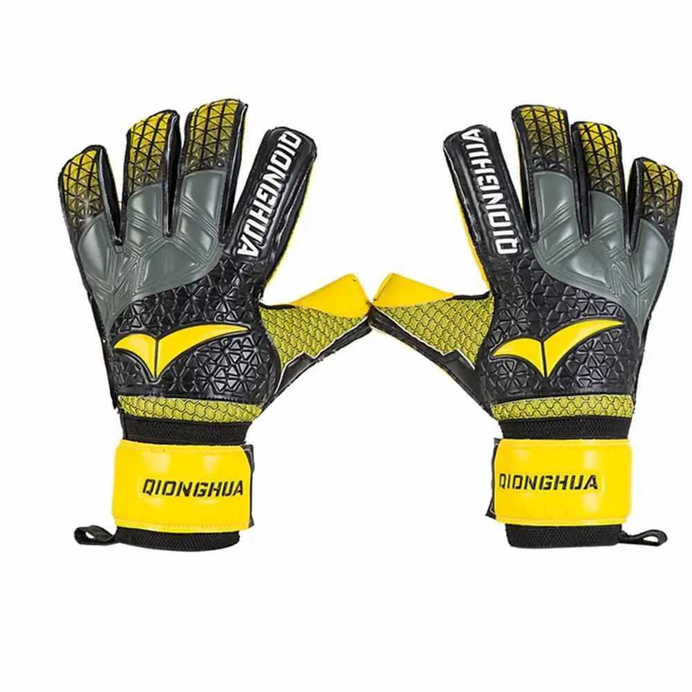 Finger Protection Goalie Gloves Wear-Resistant Non-Slip Soccer Gloves Colorful Handguard Football Goalkeeper Gloves Outdoor XJ250606